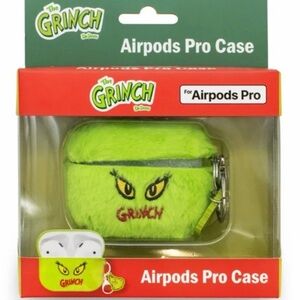 AirPods Pro Case - Grinch Green Fuzzy Protective Cover